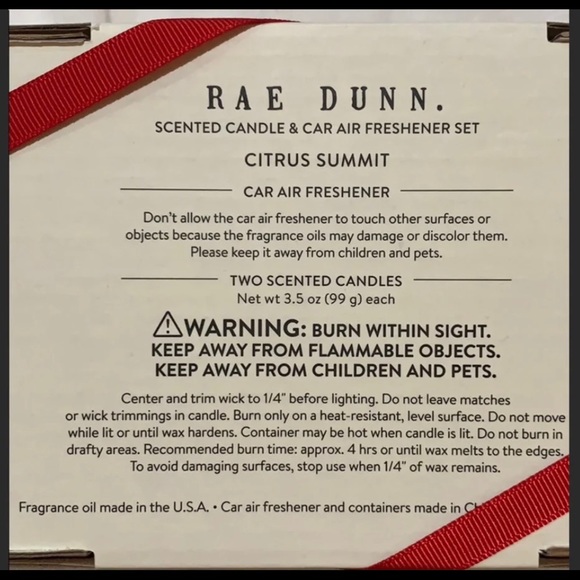 Rae Dunn Candles & Car Air Freshener Set - Picture 5 of 6